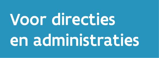 Pane CLB doelgroepenpagina directies en administraties